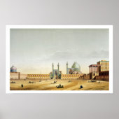 Poster Le Palais Royal et le Mesdjid-i-Shah, Ispahan, (Devant)