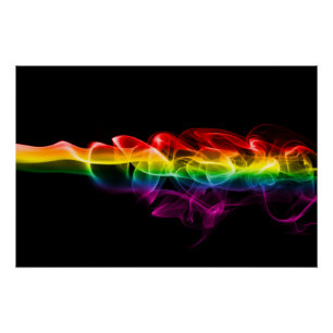Poster Le panache d'énergie arc-en-ciel de SlipperyJoe a