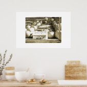 Poster Le panier Citrouille (Cuisine)