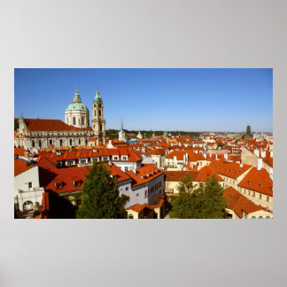 Poster Le panorama de Prague