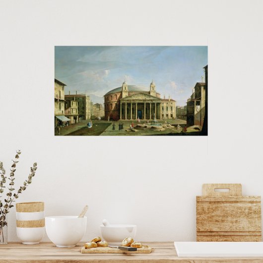 Poster Le Panthéon à Rome (Cuisine)