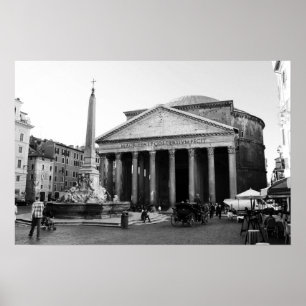 Poster Le Panthéon à Rome, Italie