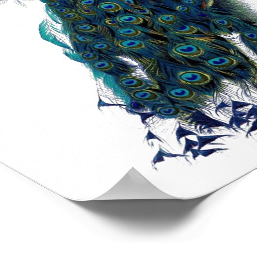 Poster Le paon (Coin)