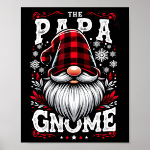 Poster Le Papa Gnome assorti à la famille pour le Noël en
