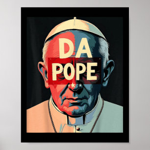 Poster Le Pape Bobby Chicago - Da Da Da L'Humour catholiq