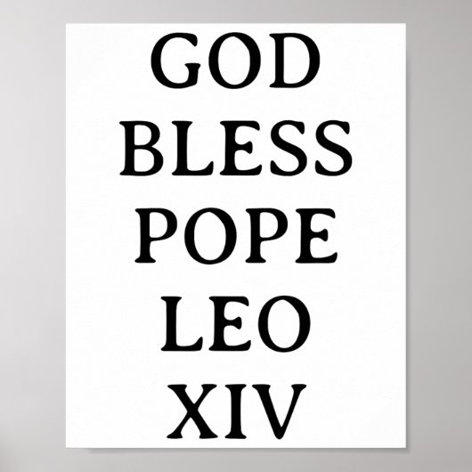 Poster Le Pape Leo Xiv 3 (Devant)