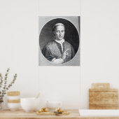 Poster Le pape Léon XII, gravé par Raffaele Persichini (Cuisine)