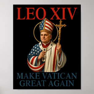 Poster Le Pape Léon Xiv Rendre la grandeur du Vatican au