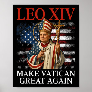 Poster Le Pape Léon Xiv Rendre la grandeur du Vatican au 