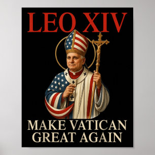 Poster Le Pape Léon Xiv Rendre la grandeur du Vatican au