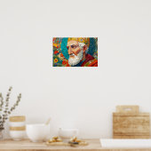 Poster Le Pape Saint Damase I : Pasteur des Paroles Sacré (Cuisine)