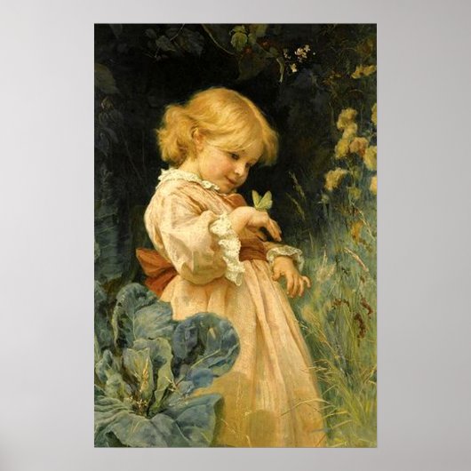 Poster Le papillon (Devant)