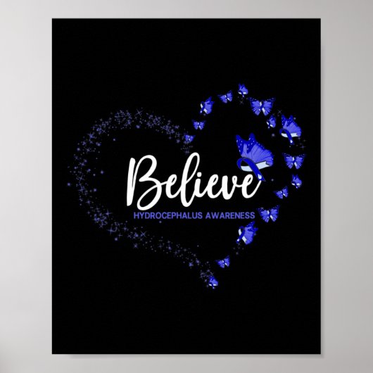 Poster Le papillon de sensibilisation (Devant)