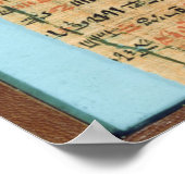 Poster Le papyrus Médicale de Chester Beatty (Coin)