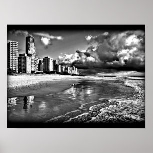 Poster Le paradis Australie des Affiche-Endroit-Surfers