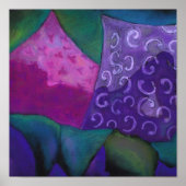 Poster Le paradis caché, rose pourpre (Devant)