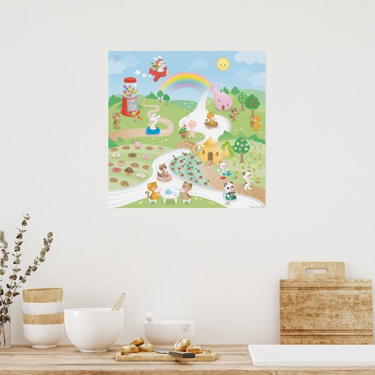 Poster Le paradis de la douceur (Cuisine)