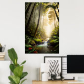 Poster Le paradis de la nature, à la découverte de la jun (Bureau à domicile)