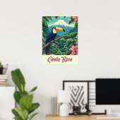 Poster Le paradis du Costa Rica (Bureau à domicile)