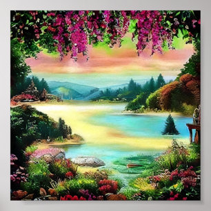 Poster Le paradis sur Terre - Un morceau de paradis chez