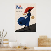 Poster le parapluie rouge (Cuisine)