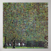 Poster Le parc de Gustav Klimt (Devant)