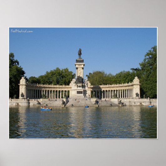 Poster Le Parc du Retiro Madrid (Devant)