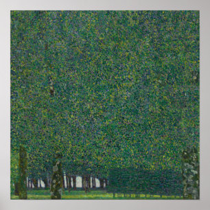 Poster Le parc — Gustav Klimt (1910 ou avant)