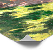 Poster Le Parc Monceau (1878) par Claude Monet (Coin)