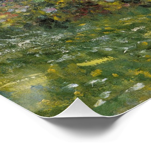 Poster Le Parc Monceau - Claude Monet (Coin)