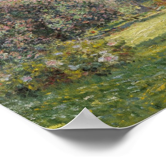 Poster Le Parc Monceau - Claude Monet (Coin)