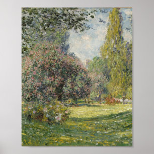 Poster Le Parc Monceau - Claude Monet
