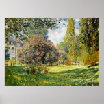 Poster Le Parc Monceau de Claude Monet<br><div class="desc">Le Parc Monceau de Claude Monet, peint en 1876 ~ Monet fut l'un des fondateurs de la peinture impressionniste française et est considéré comme l'un des peintres les plus importants de l'histoire. ~ Nous suggérons le papier semi-brillant ou mieux pour une belle couleur et pour une impression de qualité qui...</div>