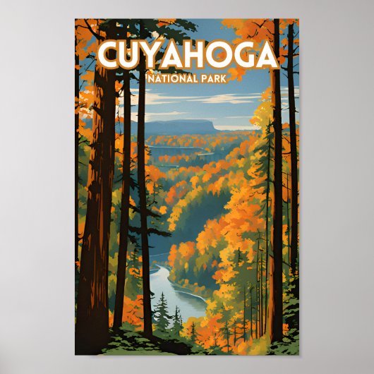 Poster Le Parc national de Cuyahoga (Devant)