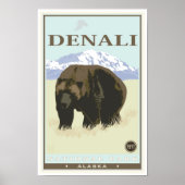 Poster Le Parc national de Denali (Devant)