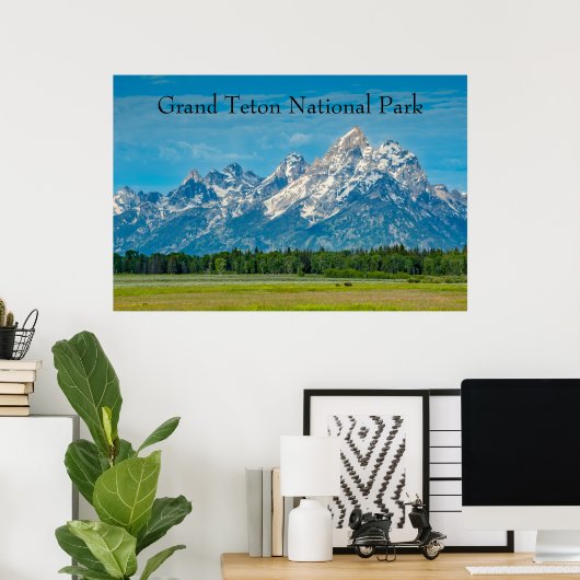 Poster Le Parc national de Grand Teton (Bureau à domicile)