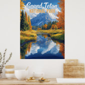 Poster Le Parc national de Grand Teton (Cuisine)