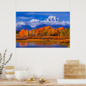 Poster Le Parc national de Grand Teton | Wyoming (Cuisine)