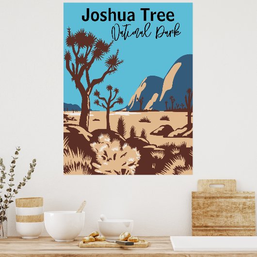 Poster Le Parc national de Joshua Tree (Cuisine)