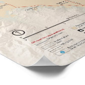 Poster Le Parc national de Joshua Tree (Coin)