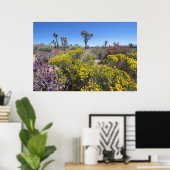 Poster Le Parc National De Joshua Tree À Bloom (Bureau à domicile)