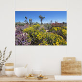 Poster Le Parc National De Joshua Tree À Bloom (Cuisine)