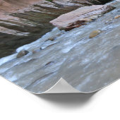 Poster Le Parc national de Narrows Zion (Coin)