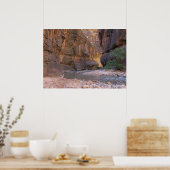 Poster Le Parc national de Narrows Zion (Cuisine)