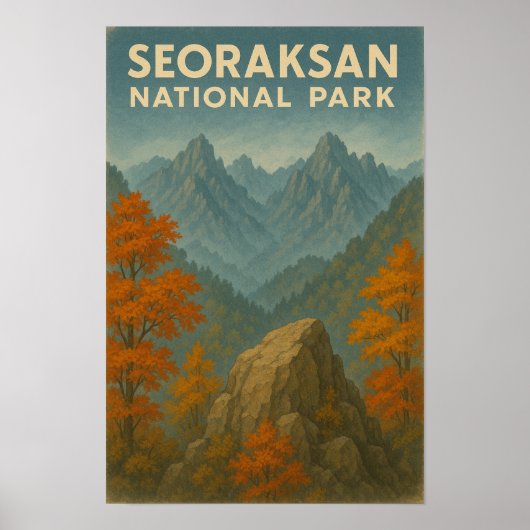 Poster Le Parc national de Seoraksan (Devant)