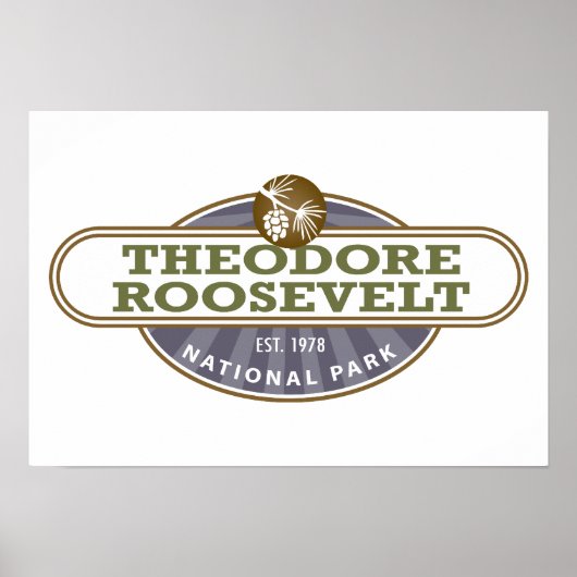 Poster Le Parc national de Theodore Roosevelt (Devant)