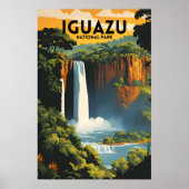 Poster Le Parc national de Travel Iguazu (Devant)