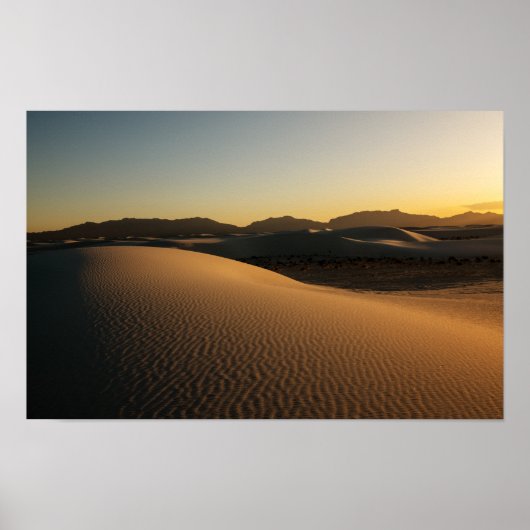 Poster Le parc national de White Sands (Devant)