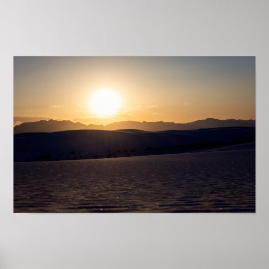 Poster Le parc national de White Sands (Devant)