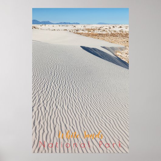 Poster Le parc national de White Sands (Devant)
